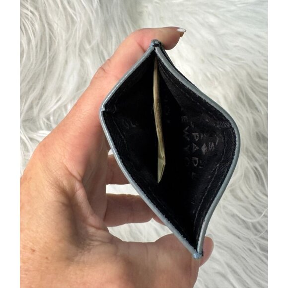 KATE SPADE BLUE GLITTER CARD HOLDER EUC - Picture 2 of 4